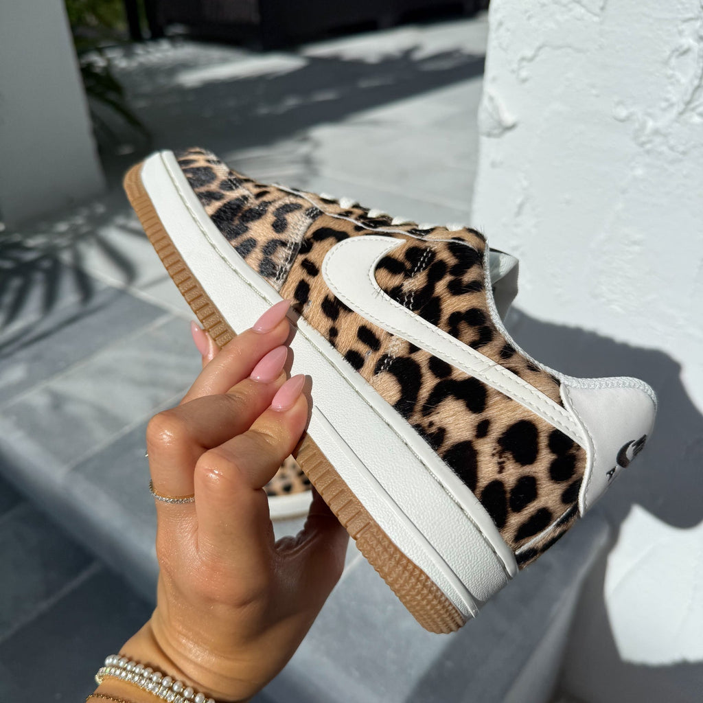 Swarovski x Nike Leopard Air Force 1 Sneakers — view 6