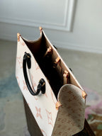 Louis Vuitton OnTheGo MM Tote Bag Monogram Dune Cruise — view 4