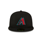 Arizona Diamondbacks Authentic Collection Alt Black 59FIFTY - Snapback Cap — view 1