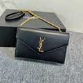 YSL Cassandra Shoulder Black Bag — view 7