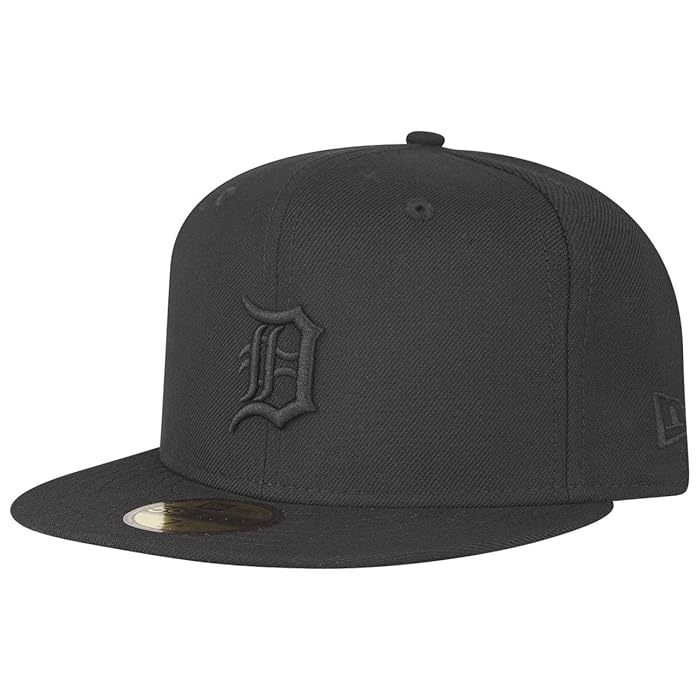New Era Flat Brim 9FIFTY Heather Jersey Detroit Tigers MLB Stone - Snapback Cap — view 1