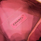 Chanel Lambskin Diamond Cut Pink Bag - Soft Pink — view 7