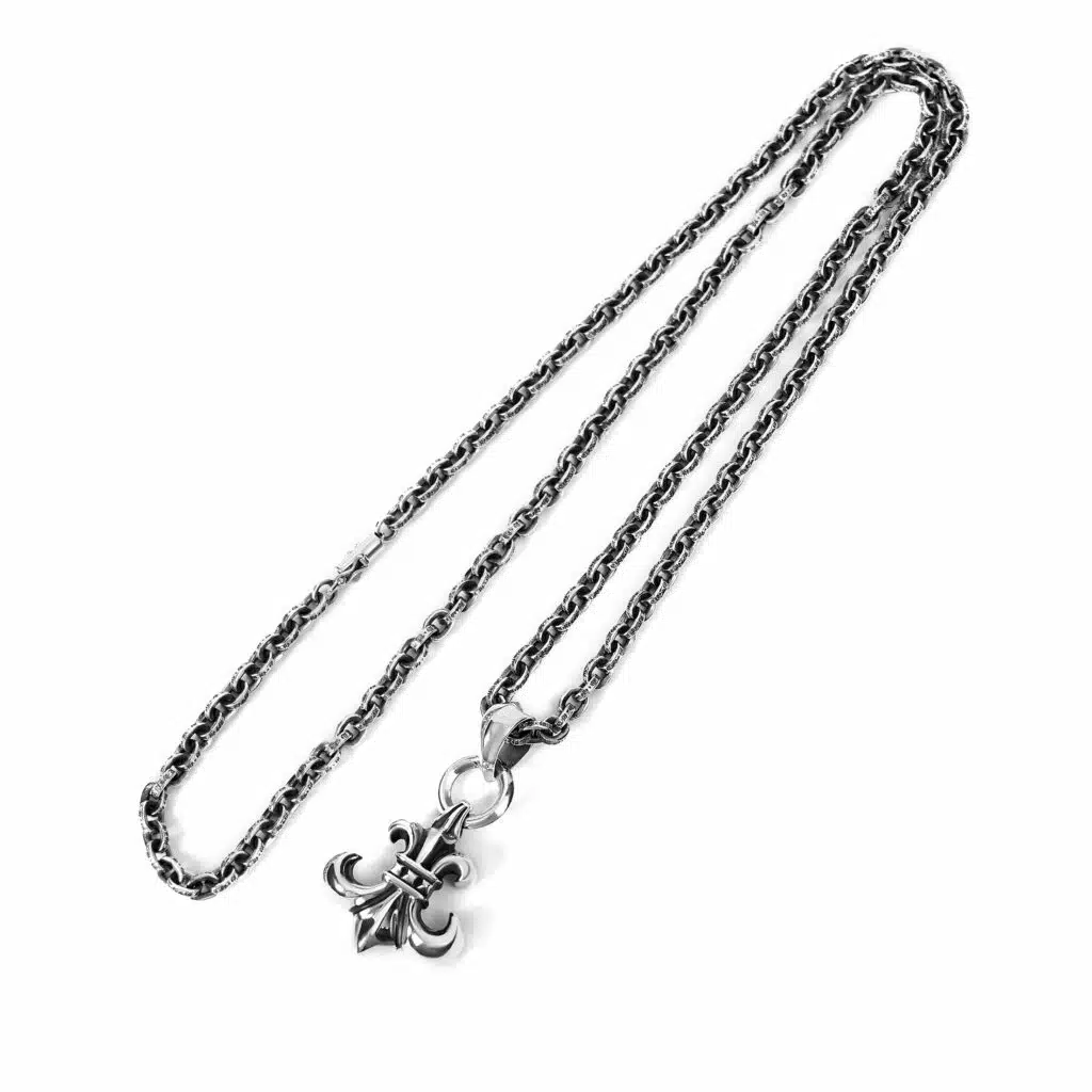 Chrome Hearts BS FLEUR PENDANT WITH BAIL — view 4