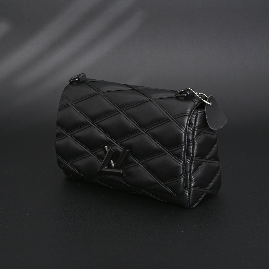 Louis Vuitton Go-14 MM Quilted Leather Chain Shoulder Bag – Black - Classic Black — view 1