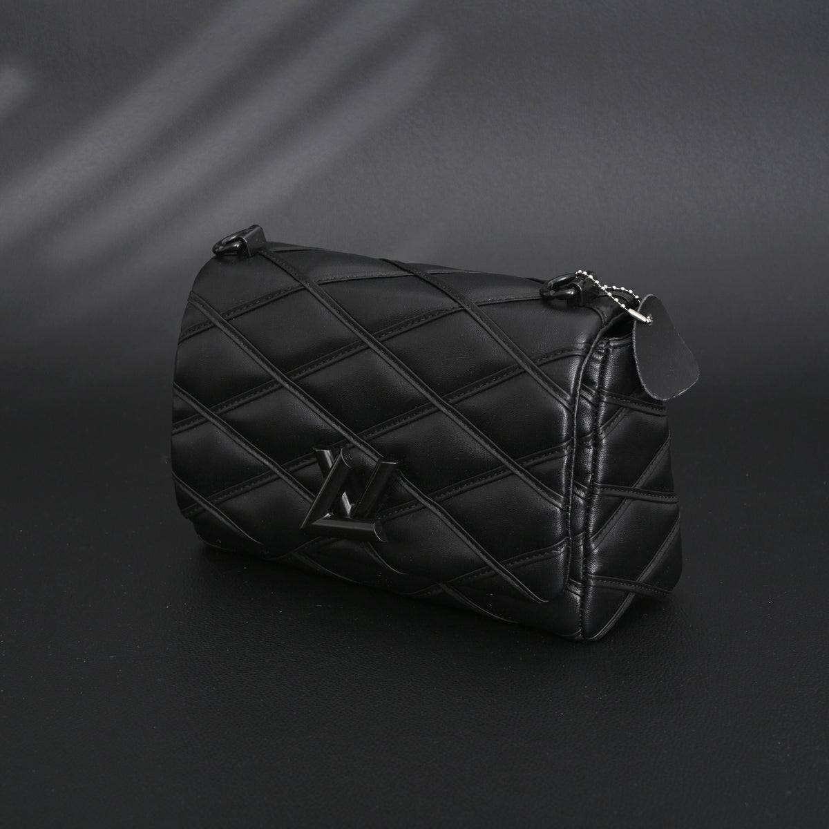 Louis Vuitton Go-14 MM Quilted Leather Chain Shoulder Bag – Black - Classic Black — view 1
