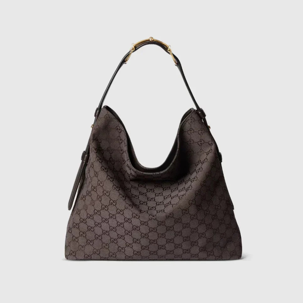 Gucci Beatrix Tote Brown and Dark Brown Original GG Canvas — view 1