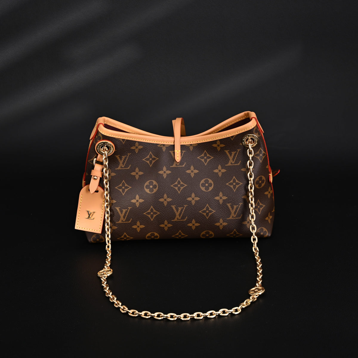 Louis Vuitton Carryall BB Monogram Canvas Shoulder Bag – Classic Brown (M13014) — view 5
