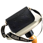 Louis Vuitton Diane Monogram Empreinte Black Satchel Bag — view 3