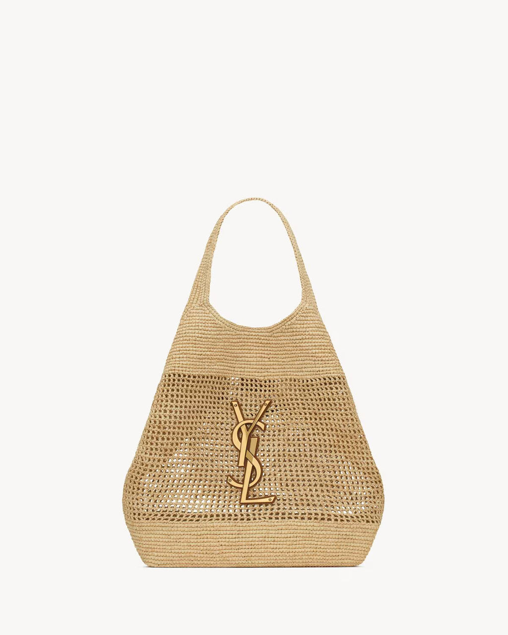 YSL - Icare in Raffia Handbag — view 3