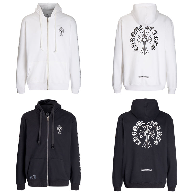 Chrome Hearts New Zip Up Hoodie 5007 — view 1
