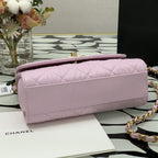 Chanel Mini Flap Bag Pink with Top Handle — view 5