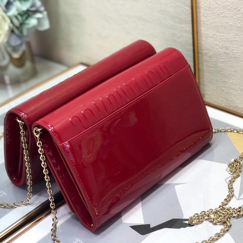 Dior 30 Montaigne Pouch - Cherry Red — view 6