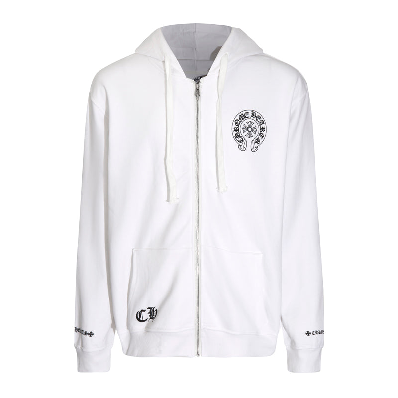 Chrome Hearts New Zip Up Hoodie 5009 — view 2