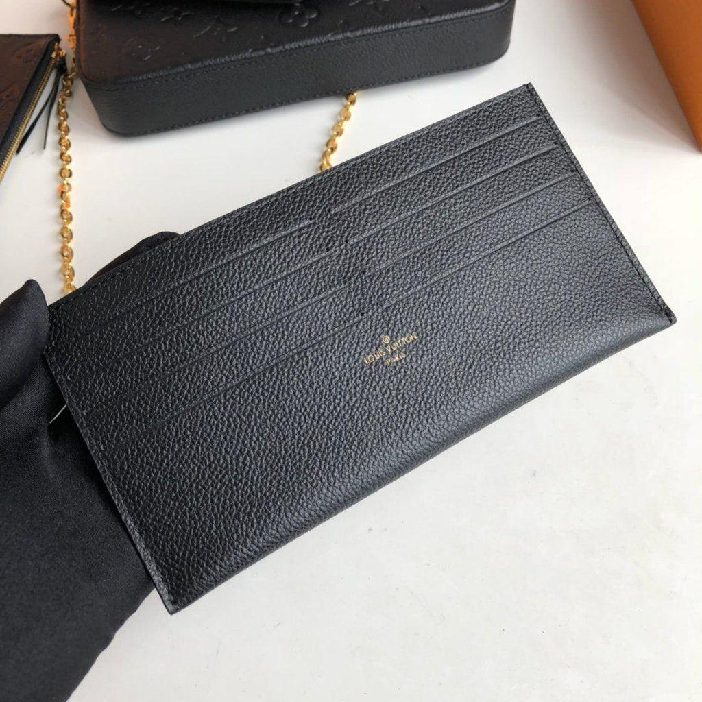 Louis Vuitton Félicie Pochette Black — view 4