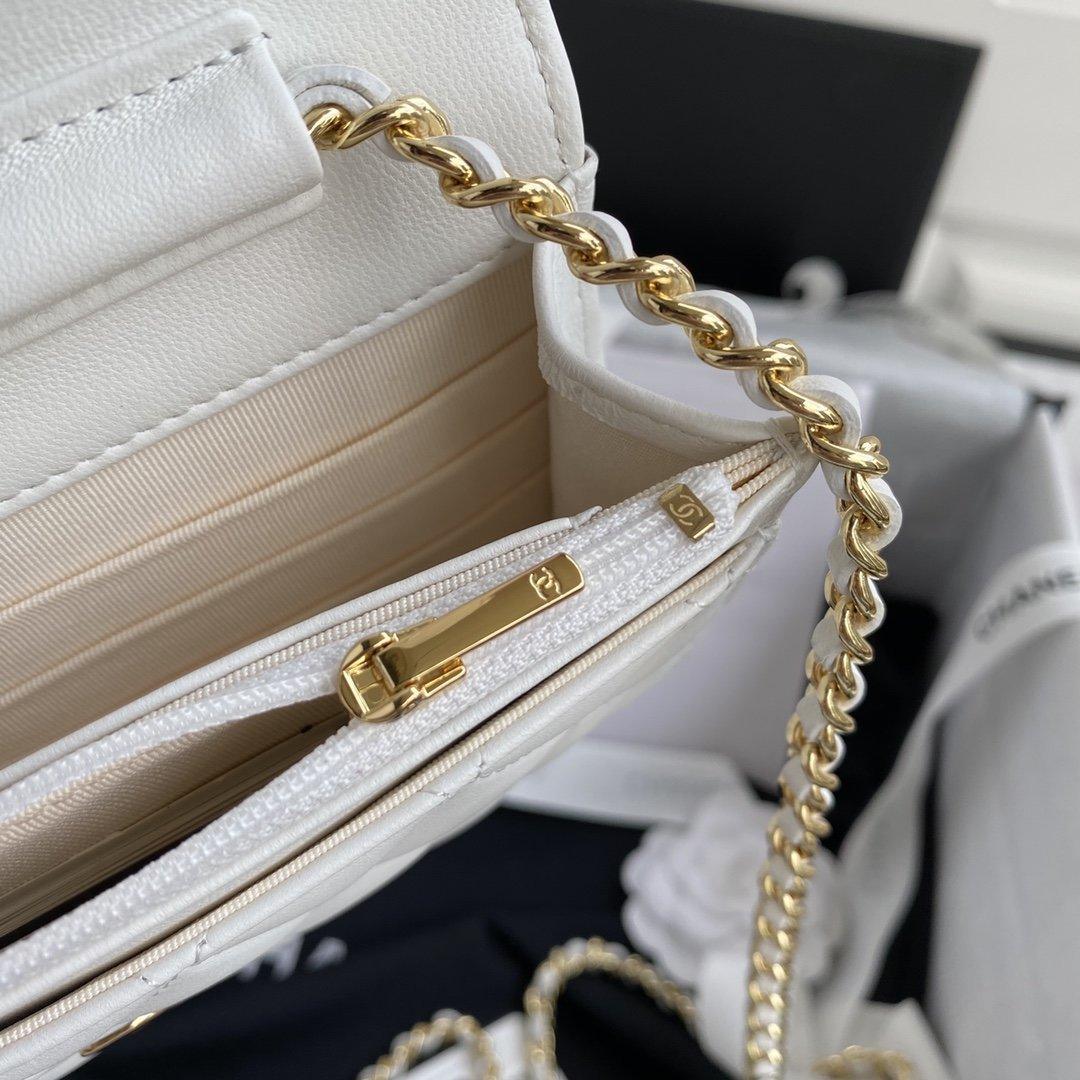 Chanel Wallet On Chain WOC White — view 4