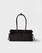 Prada Bonnie Medium Suede Handbag — view 6