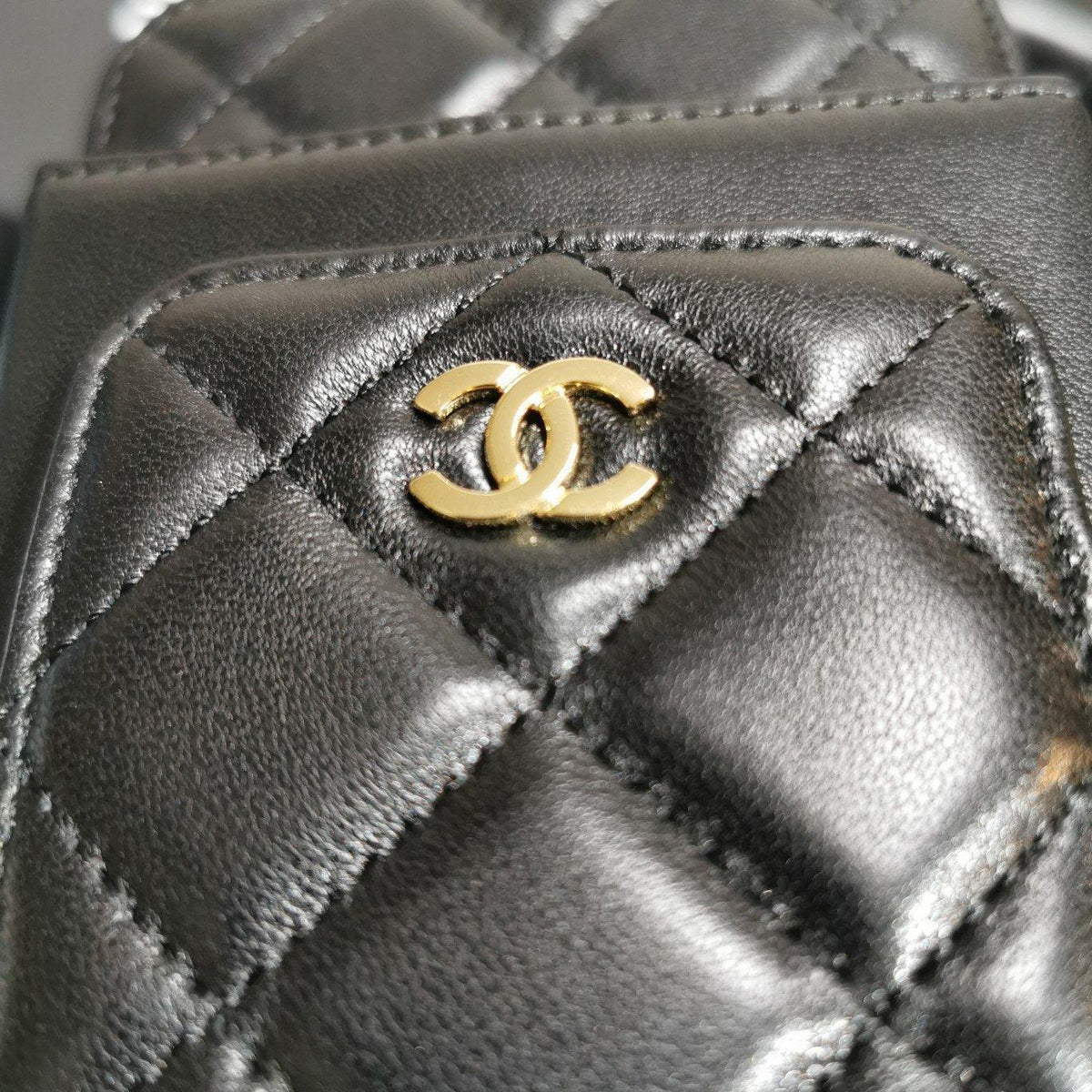 Chanel Lambskin Phone Holder Wallet — view 8