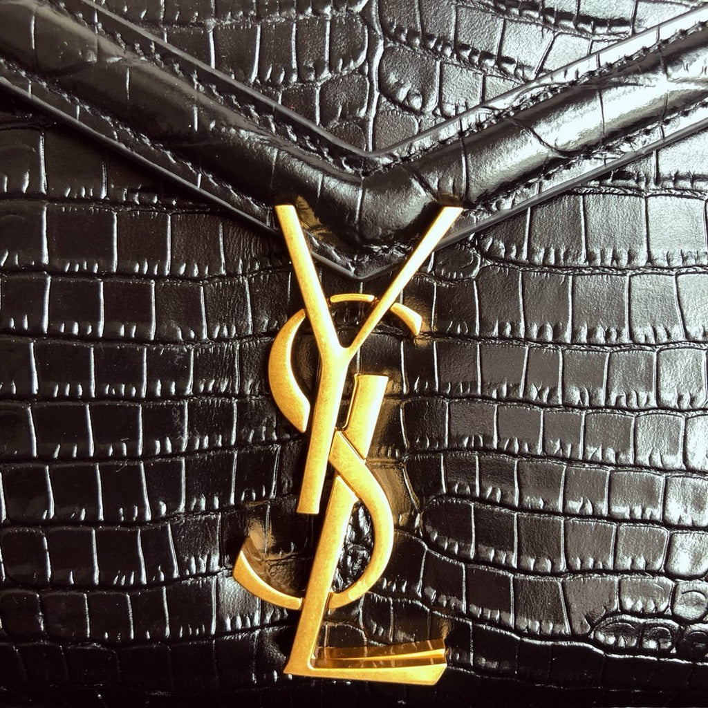 YSL Cassandra Mini Top Handle Bag Black — view 3