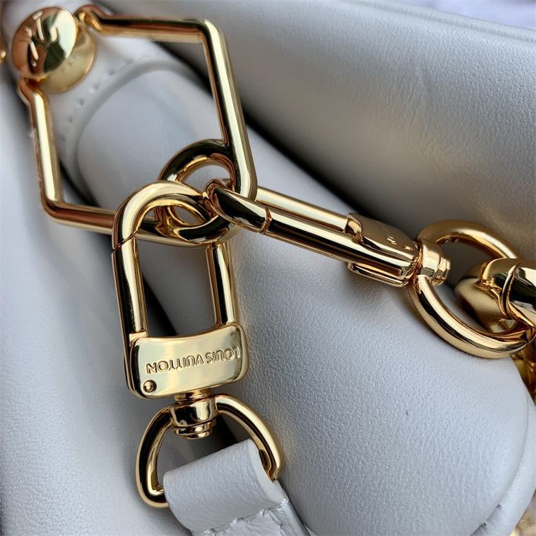 Louis Vuitton Coussin MM Bag Black - White — view 7