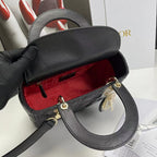 Dior Lady Medium Black Bag 24cm — view 6