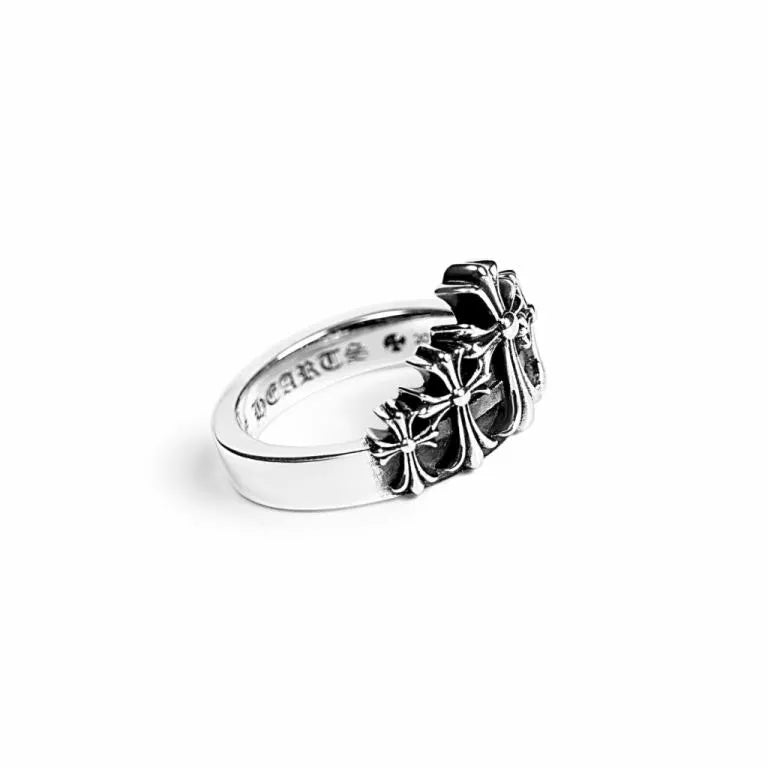 CHROME HEARTS CROSS CROWN RING 5 — view 3