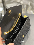 YSL Envelope Bag 21cm 526286 03 - Black — view 3