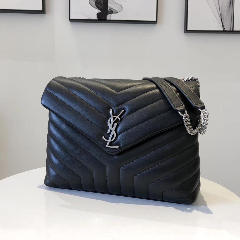 YSL Loulou Small Bag - Nero (Black) — view 1