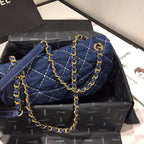 Chanel Denim Quilted Flap Bag — view 3