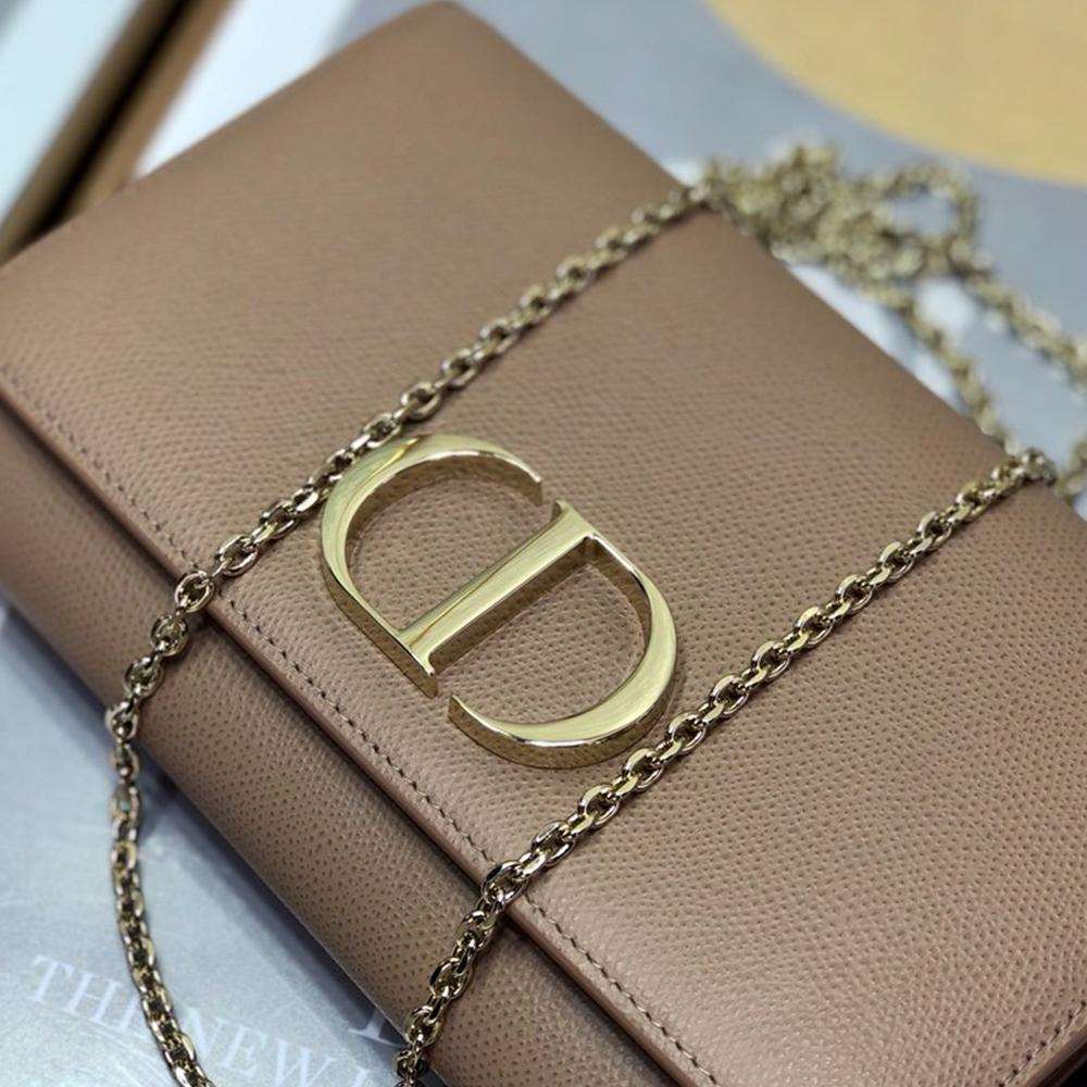 Dior 30 Montaigne Pouch - Bright Brown — view 3