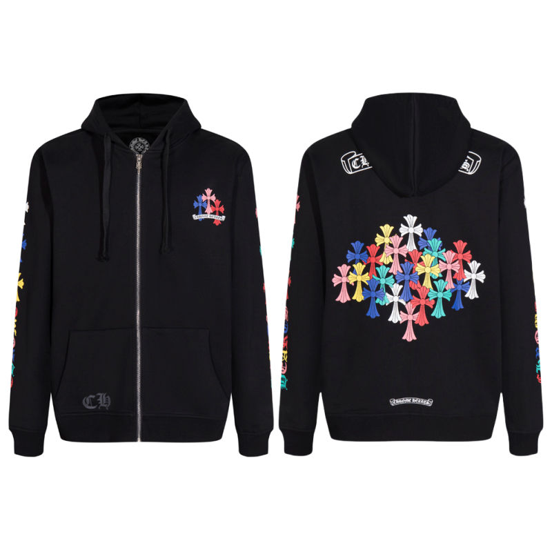 Chrome Hearts New Zip Up Hoodie -5015 — view 24