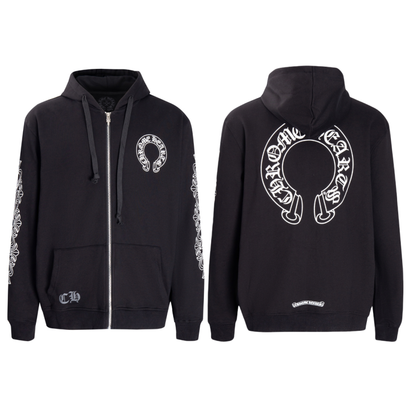 Chrome Hearts New Zip Up Hoodie -5001 — view 16