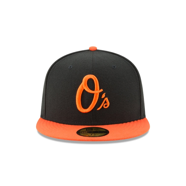 Baltimore Orioles Authentic Collection 59FIFTY Black, Orange - Snapback Cap — view 1