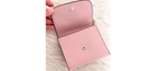 Coach Leather Small Wallet in Pink — view 7