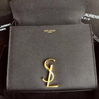 YSL Cassandra Mini Top Handle Bag Black — view 4