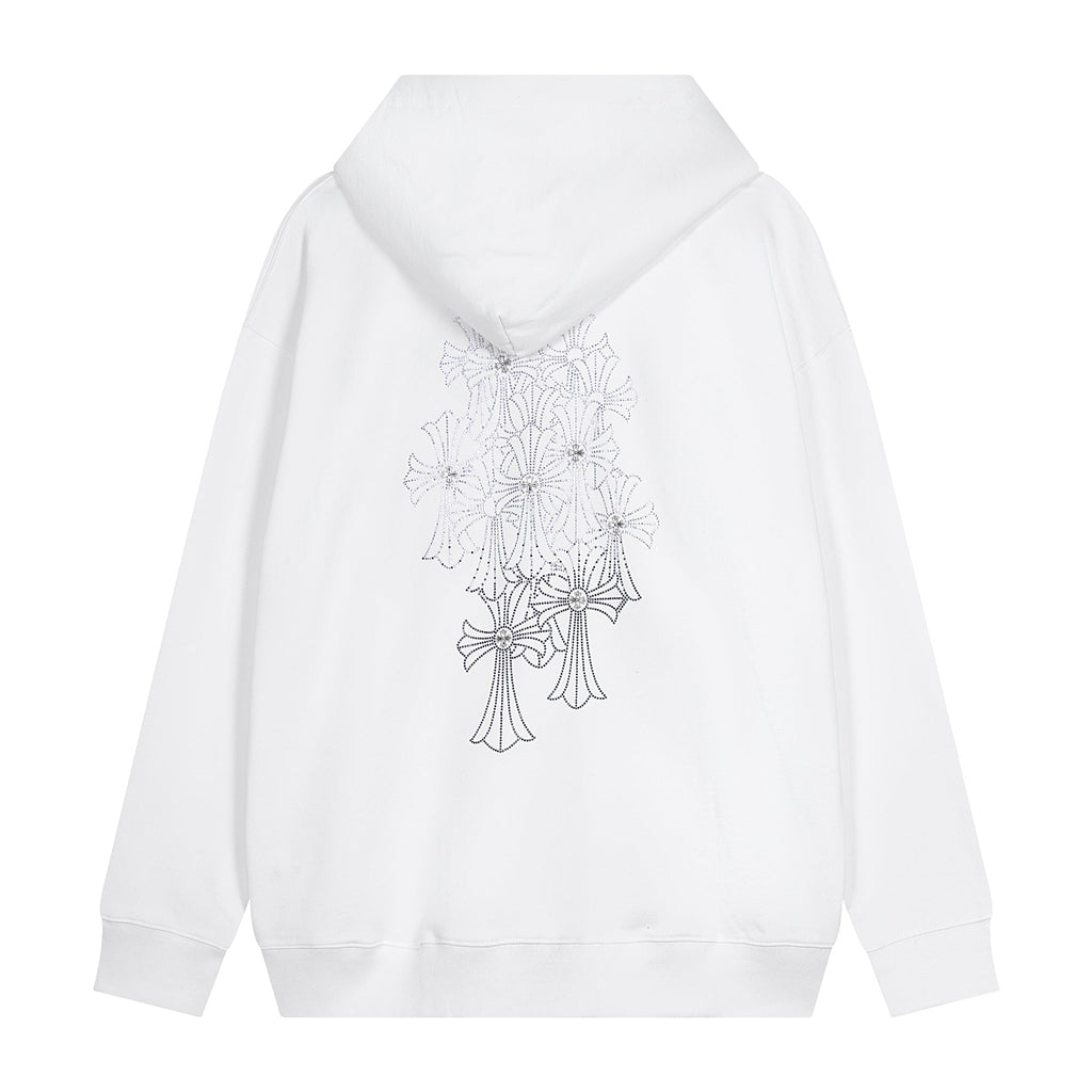 Chrome Hearts New Zip Up Hoodie -TQ02 — view 12