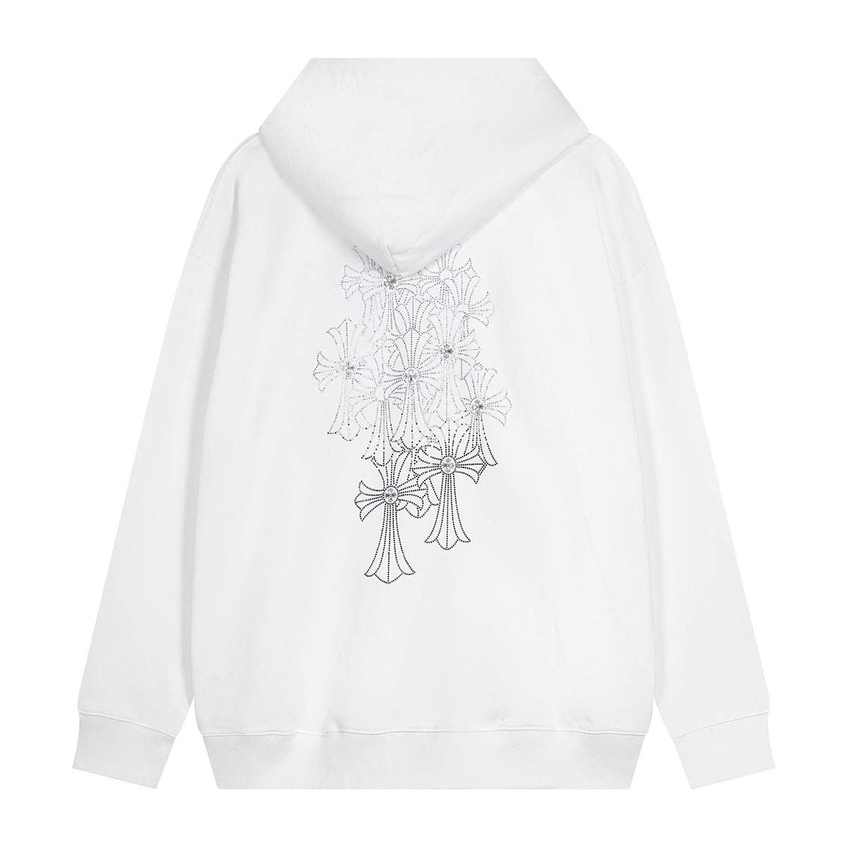 Chrome Hearts New Zip Up Hoodie -TQ02 — view 12