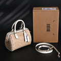 Coach Rowan Satchel – Signature Canvas Top Handle Bag with Crossbody Strap (Khaki/Chalk) — view 1