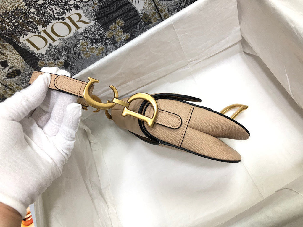 Dior Saddle Small Nude Color Saddle Bag — view 4