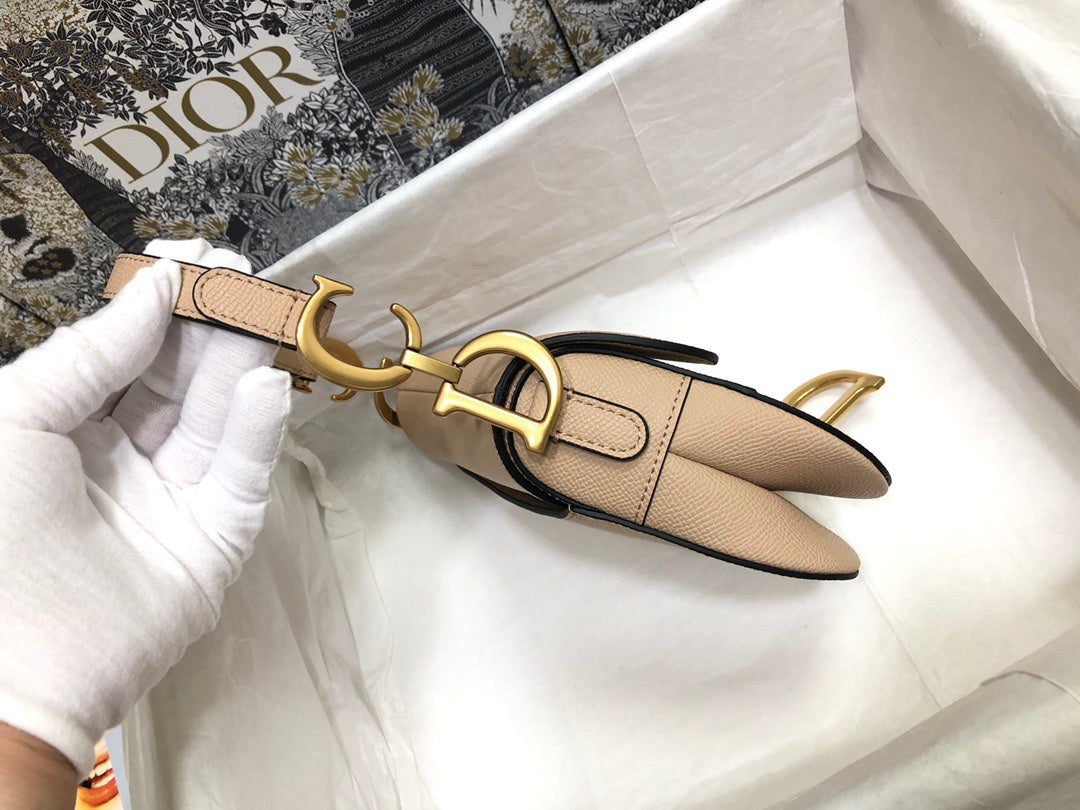 Dior Saddle Small Nude Color Saddle Bag — view 4