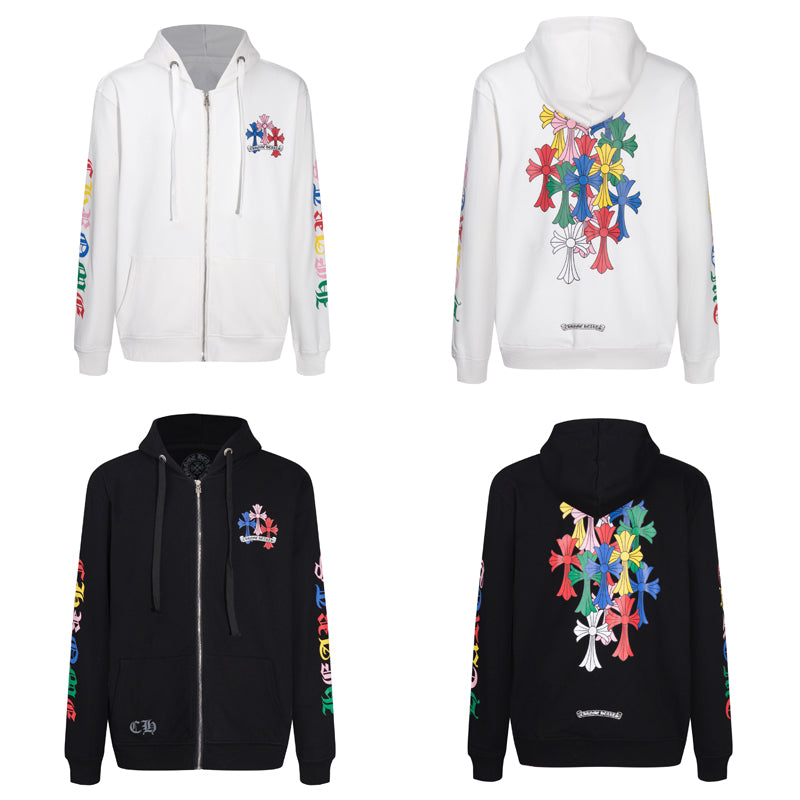 Chrome Hearts New Zip Up Hoodie 5010 — view 1