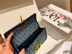 Dior New Fashion Denim Chain Bag - Blue — view 7