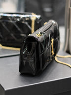 YSL Jaime Patent Black Bag — view 3