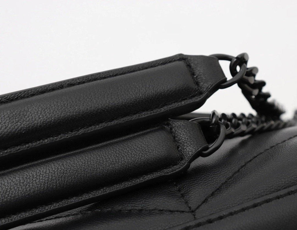 Saint Laurent Loulou Shoulder Bag - Black — view 7