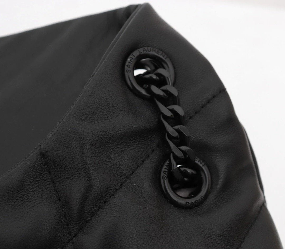 Saint Laurent Loulou Shoulder Bag - Black — view 6
