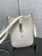 YSL Le 5 a 7 Mini White Bag — view 7