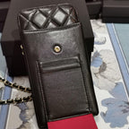 Chanel Lambskin Phone Holder Wallet — view 5