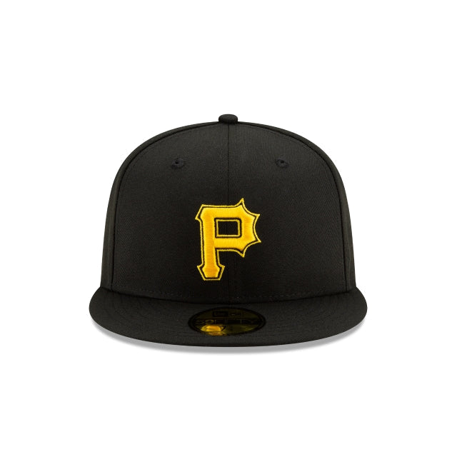 Pittsburgh Pirates Authentic Collection Alt 2 Black 59FIFTY - Snapback Cap — view 1
