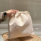 Saint Laurent YSL Raffia Tote Bag — view 12