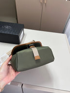 Prada Vintage Messenger Bag Crossbody - Green — view 4