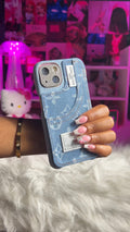 Designer Denim iPhone Case — view 1